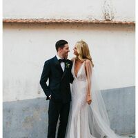 Sexy Mermaid Wedding Dress, Sparkle Beads Bridal Dress Wedding Gown - Thumbnail 1