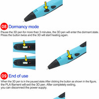 3D Printing Pen DIY Three-dimensional Painting- 90M PLA Filament  - Thumbnail 8