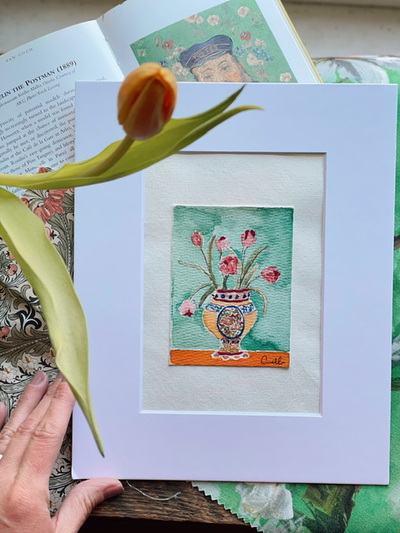 “Gentle Start” no.01 original watercolor on paper 8x10”