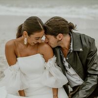 Sexy A-line Wedding Dress, Tulle Bridal Dress Wedding Gown - Thumbnail 1