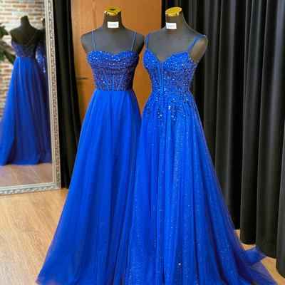 Royal blue formal dress, evening dress,prom gowns,prom dresses z93
