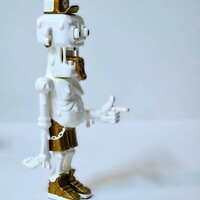 ArTToy by Rultron (Label 6Forest) "Jelly Buddy White & Gold version"  - Thumbnail 2