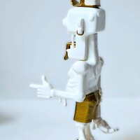 ArTToy by Rultron (Label 6Forest) "Jelly Buddy White & Gold version"  - Thumbnail 4