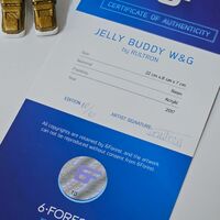ArTToy by Rultron (Label 6Forest) "Jelly Buddy White & Gold version"  - Thumbnail 6