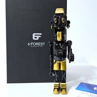 ArTToy by Rultron (Label 6Forest) "Jelly Buddy Black & Gold version"  - Thumbnail 8