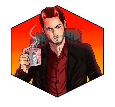 Hot Dad Luci Sticker