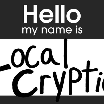 Local cryptdid sticker
