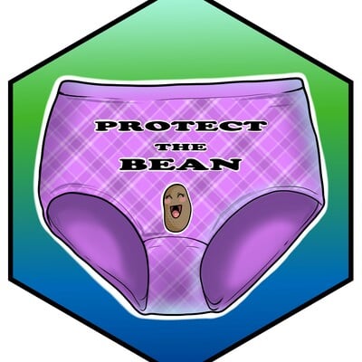 Protect the bean sticker