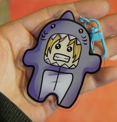 Chibi Sharkie Keychain