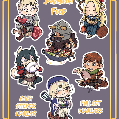 Dungeon food - sticker - Thumbnail 5