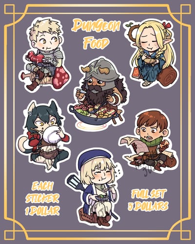 Dungeon Food - Sticker