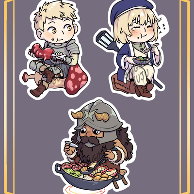 Dungeon food - sticker