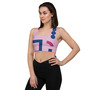 Twilight Abstract Longline Sports Bra-1