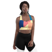 Banana Mania Longline Sports Bra