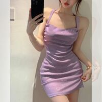 Sexy Bodycon backless strap Mini Dress - Thumbnail 2