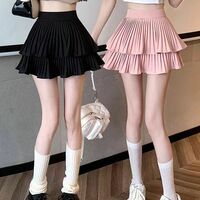 Girls Sweet fluffy Mini skirt - Thumbnail 1
