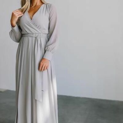 Elegant sheath v-neck chiffon mother of bride groom dress