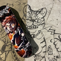 DEATH ANGEL ~red~ Skate Deck - Thumbnail 1
