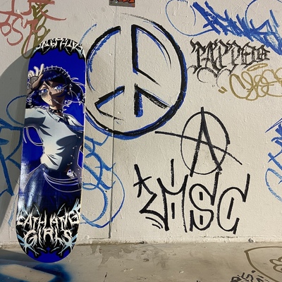Death angel ~blue~ skate deck