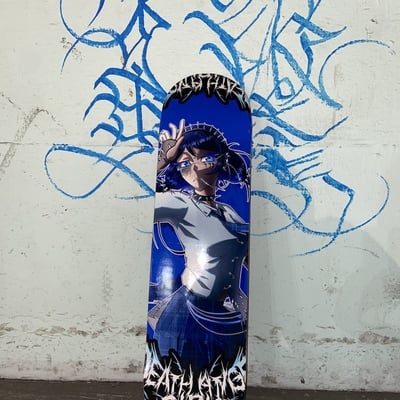 Death angel ~blue~ skate deck