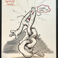 ALPHABET MONSTER ink artwork - Thumbnail 1