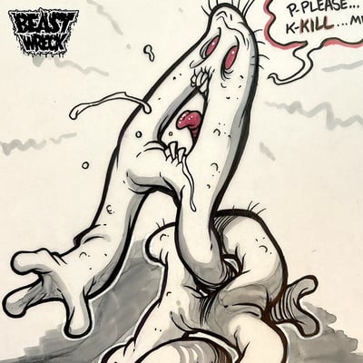 Alphabet monster ink artwork - Thumbnail 4