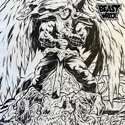 Angel warrior ink artwork - Thumbnail 5