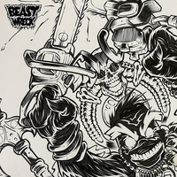 ANGRY PENGUIN ink artwork - Thumbnail 2