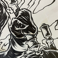 ANGRY PENGUIN ink artwork - Thumbnail 6