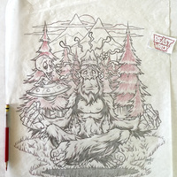ARKAIK MELLOW BIGFOOT pencil artwork - Thumbnail 1