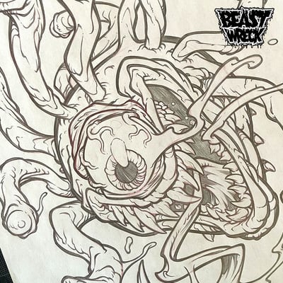 Behold the beholder pencil art - Thumbnail 3