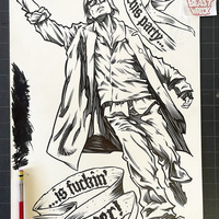 BREAKFAST CLUB - BENDER ink artwork - Thumbnail 2