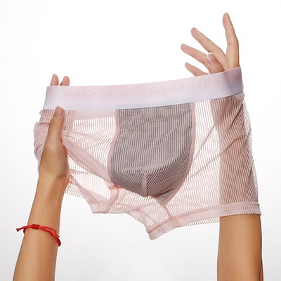 Wangjiang underwear 5pk mixed colors men's graphene pouch extra-thin moisture wicking boxer briefs 3066pj