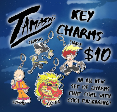 Tamashi Key Charm Set