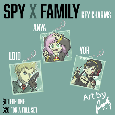 Spy x Family Key Charm Set