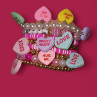 Sweetheart Beaded Bracelet Set - Thumbnail 1