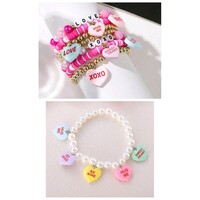 Sweetheart Beaded Bracelet Set - Thumbnail 2
