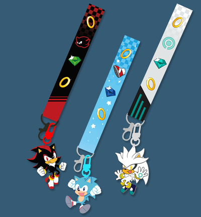Sonic Straps (Lanyards with Keychains!)