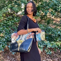 Cultural Print Pocketbook w/ Matching Wristlet - Thumbnail 2