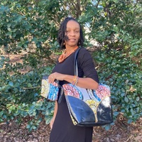 Cultural Print Pocketbook w/ Matching Wristlet - Thumbnail 3