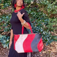 Red/white large bag - Thumbnail 3