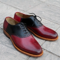 Crafted Leather Classic Dress Men Saddle Designer Golf Shoes New Style  - Thumbnail 2