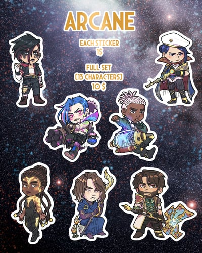 Arcane Sticker Set