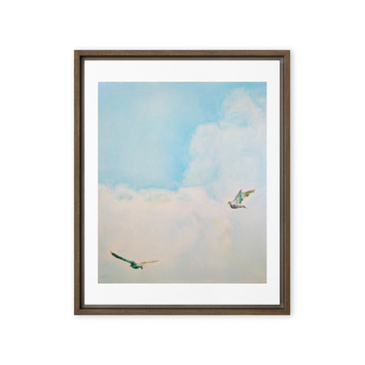 Framed canvas - air