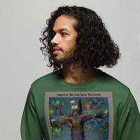 Unisex organic sweatshirt - Thumbnail 5