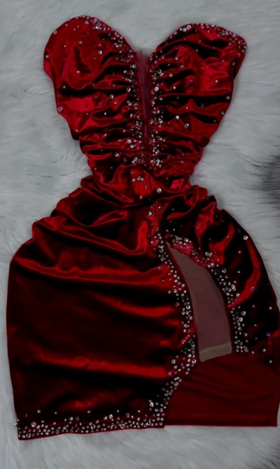 Sexy Burgundy Short Prom Dresses Mini Cocktail Dresses