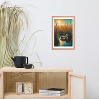 Vintage Duck Illustration Framed poster - Thumbnail 10