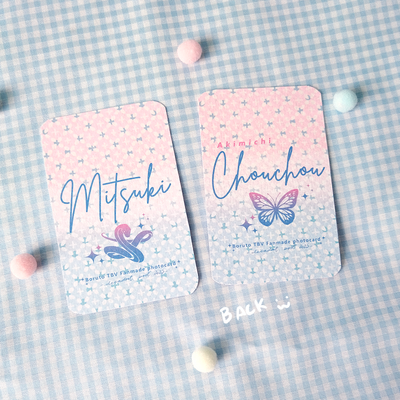 Snake butterfly  photocards set