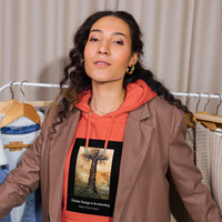 Unisex eco raglan hoodie,hoodiestyle, crewneck, hoodieseason, style, hoodiepolos, ootd, apparel, tshirts, jakethoodie, sweatermurah, tracksuit,  - Thumbnail 3