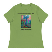 Women's Relaxed T-Shirt, Earth Day T-shirt, Climate Change T-shirt, Global Warming T-shirt, Environmental T-shirt, Activist T-shirt, - Thumbnail 7